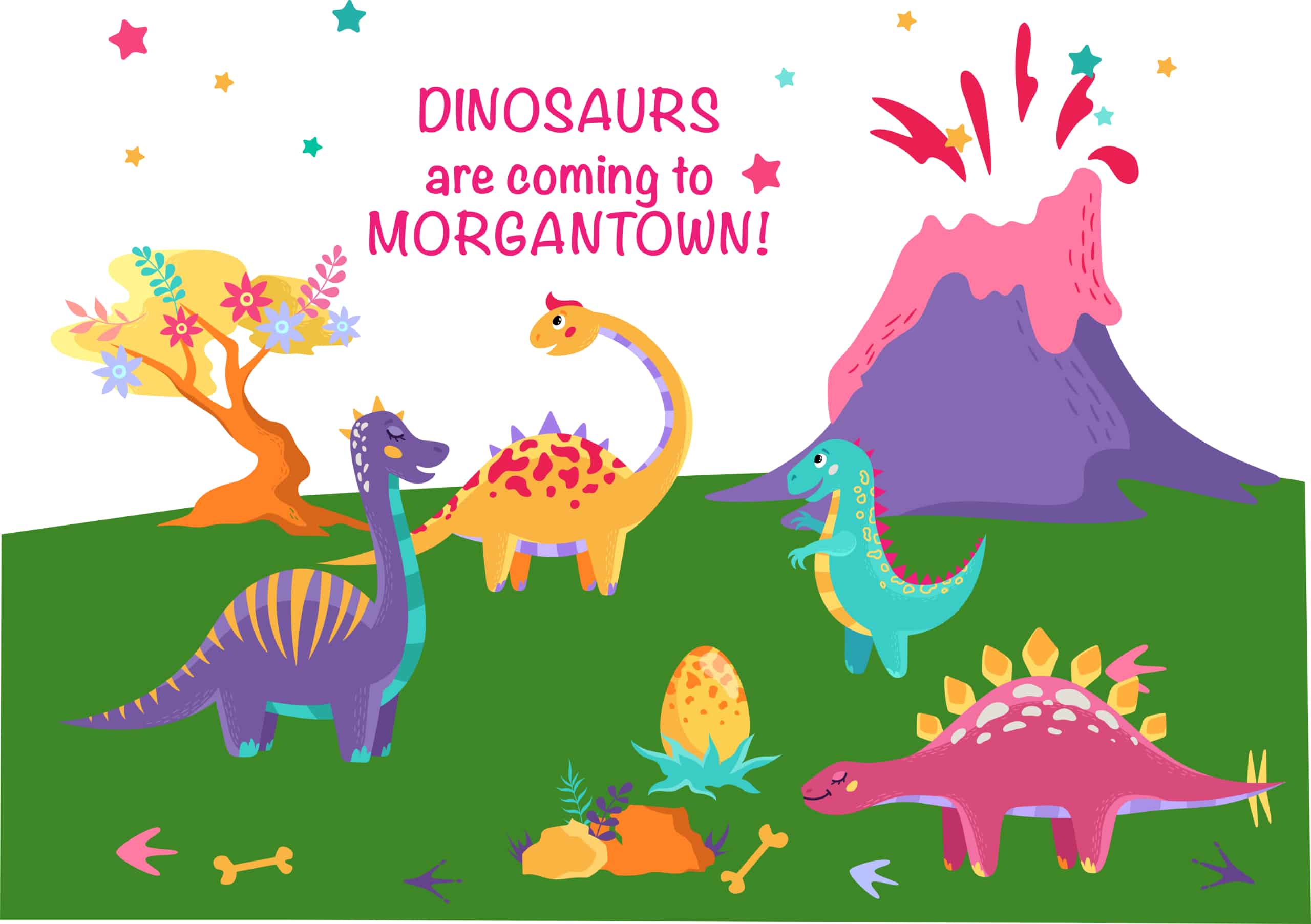 Dinosaurs are coming to Morgantown